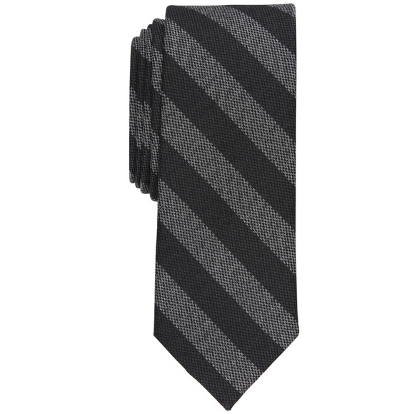 Bar III Men Arrow Striped Skinny Tie Black One Size - Picture 1 of 1